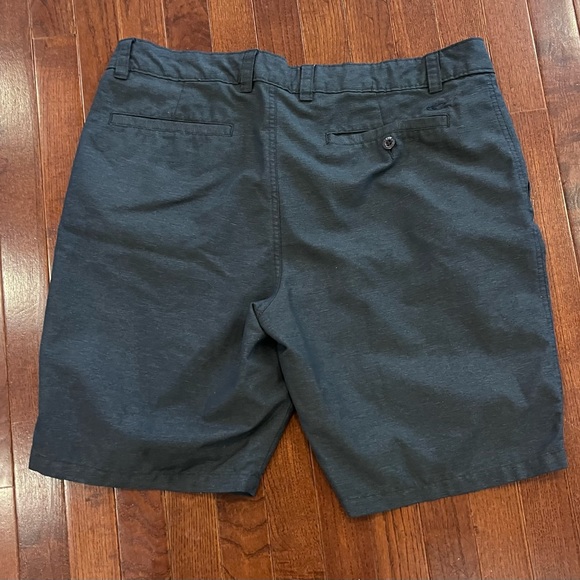 O’Neill Mens dark gray flat front casual chino shorts with size 36 - Picture 2 of 7